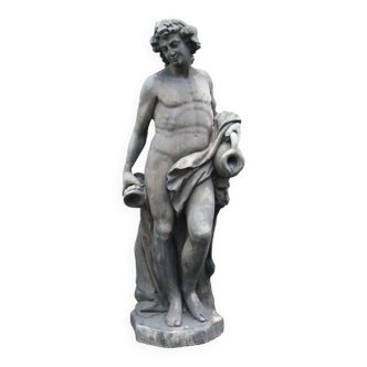 Reconstituted stone garden statue