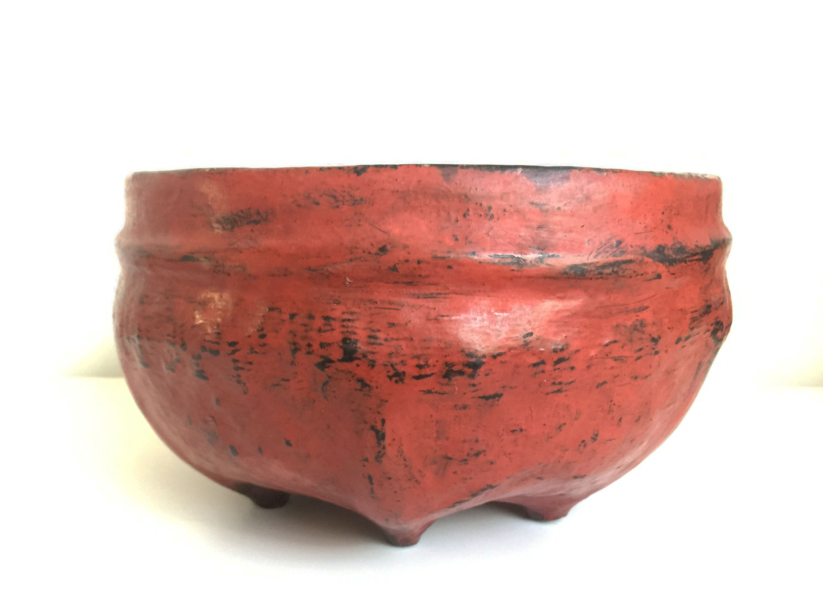 Trinket bowl with red lacquered offering nineteenth century northern Thailand