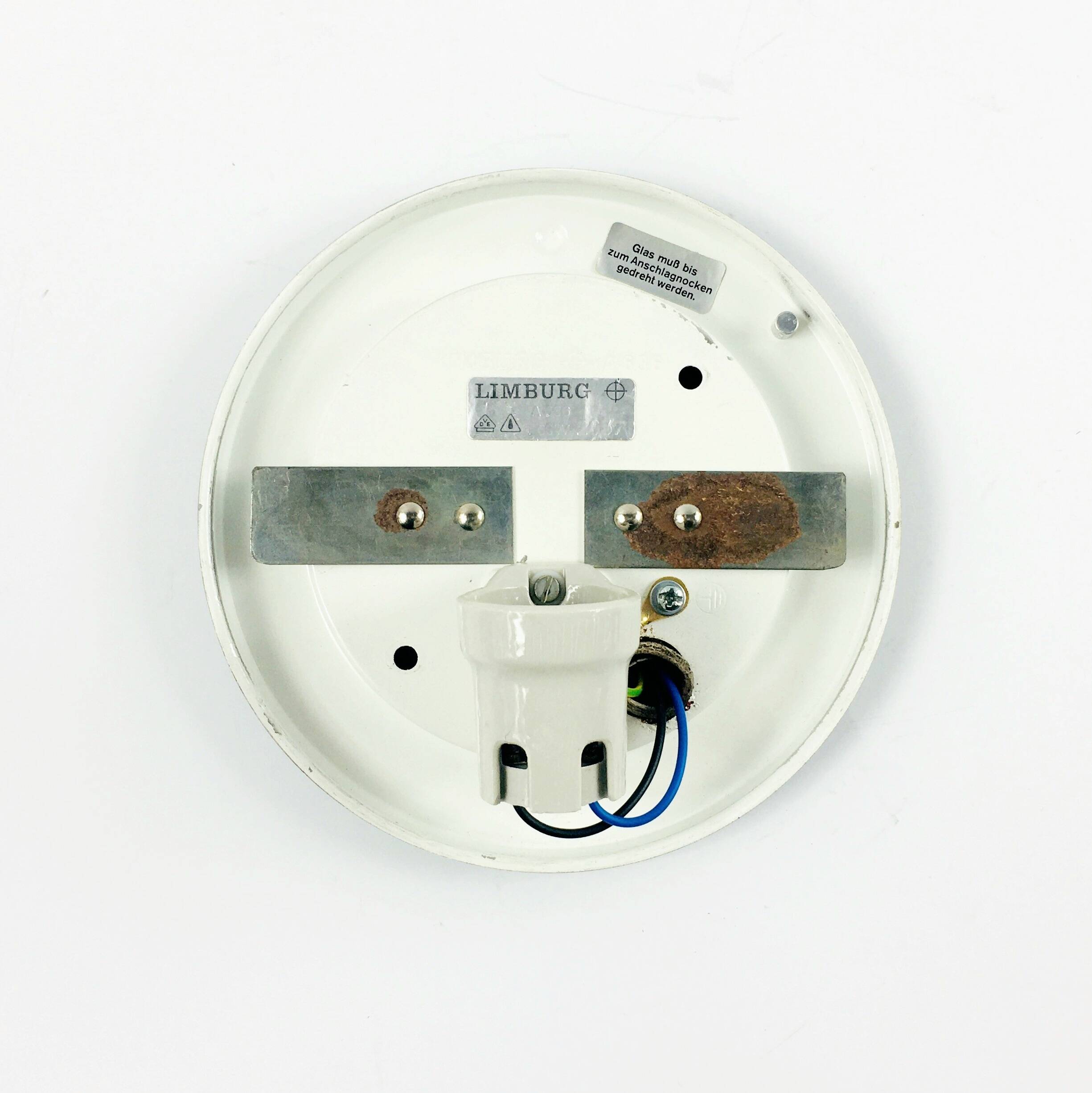 Mid-Century Bubble Glass Ceiling Light from Limburg, Germany, 1960s