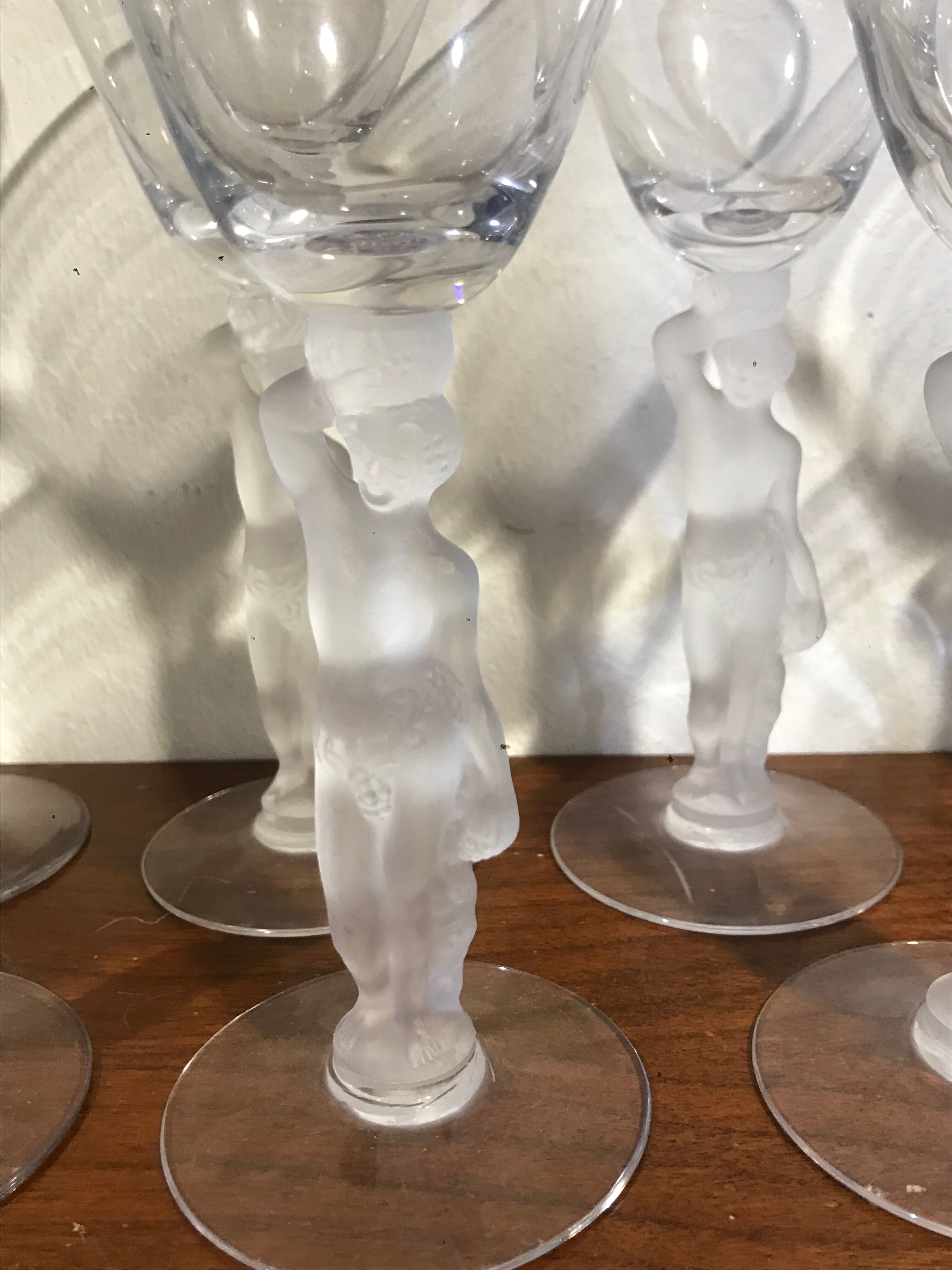 12 crystal wine glasses from bacchus