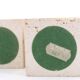 Set of 3 travertine column candle holders Marble Art Marta