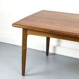 Table de Salle à Manger Extensible en Teck par Svend Aage Madsen pour K. Knudsen & Son, Danemark, années 1960