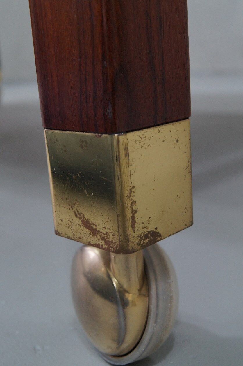 Swedish rosewood and pebbles coffee table in the style of Ib Kofod-Larsen , 1960s