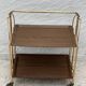 Vintage Golden Folding Table Gerlinol