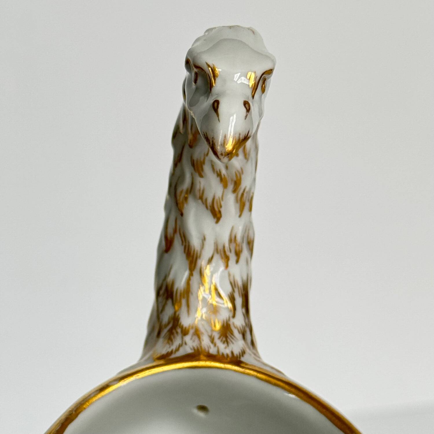 KPM Berlin porcelain sauce boat with tray | Early 19th century