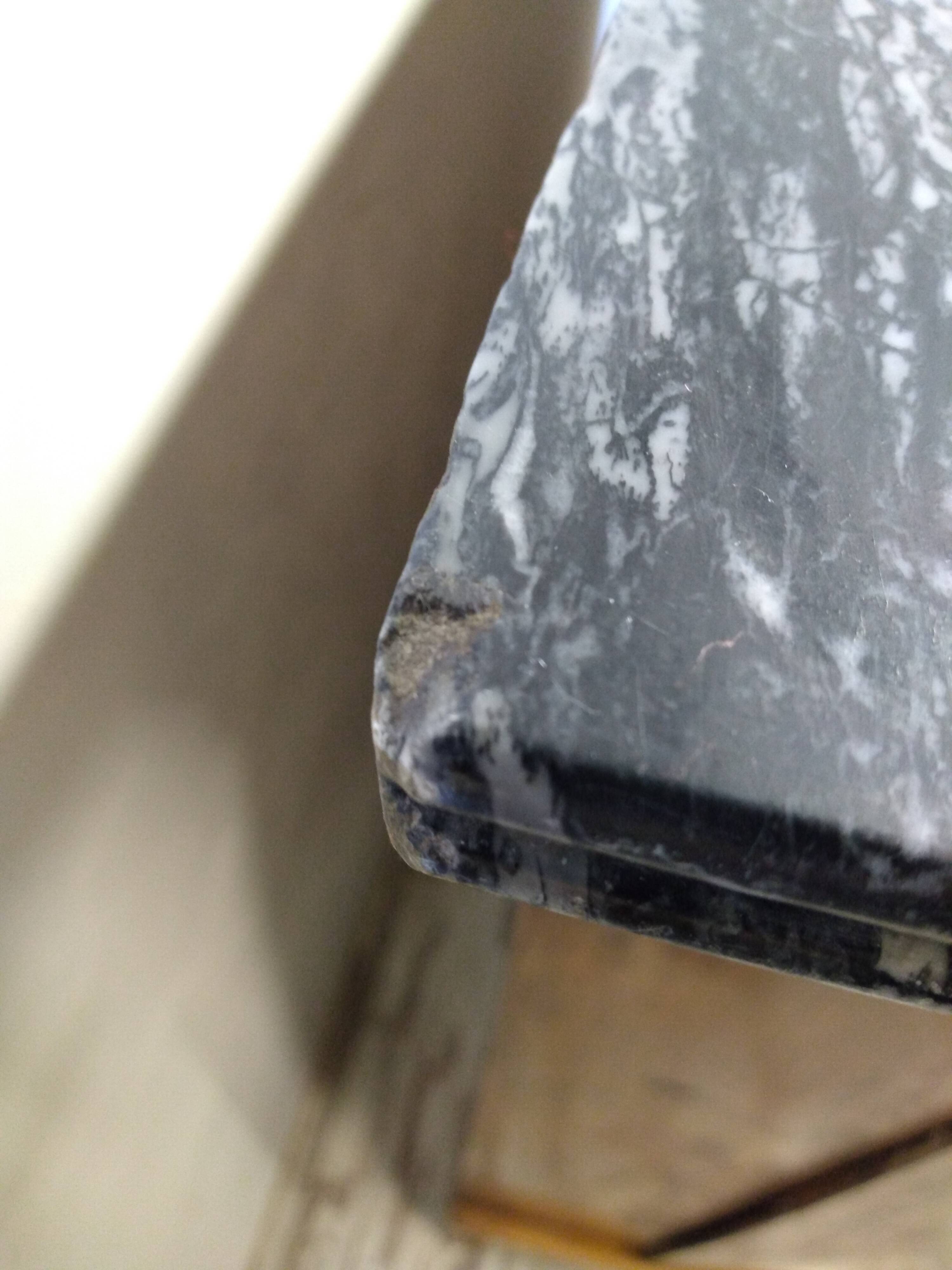 Chest of drawers with marble