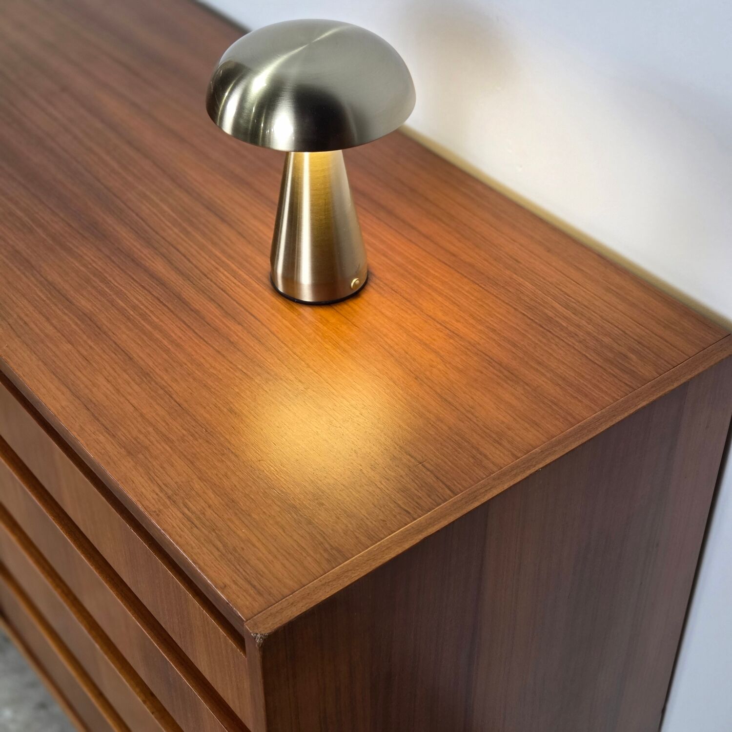 Vintage 60s - 70s teak sideboard German, TV cabinet