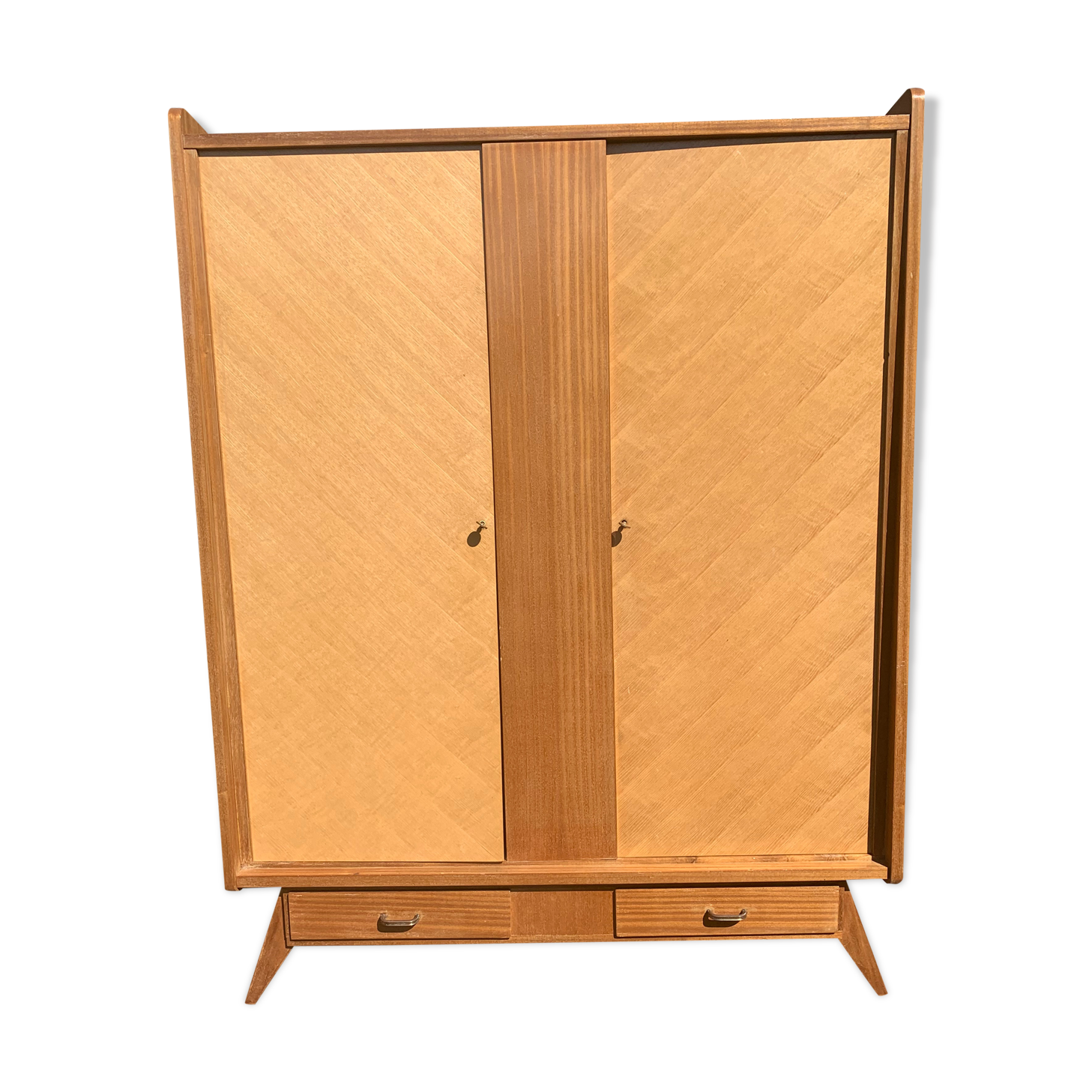 Vintage cabinet feet compass