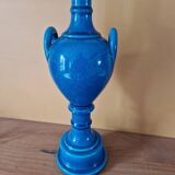 Pol Chambost (1906-1983) - Lamp base in blue crackled ceramic