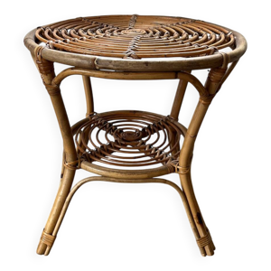 Table d’appoint en - rotin