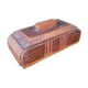 Boîte bois sculptée