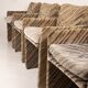 Ensemble de 4 fauteuils Salpol par Angelo Mazzola en collaboration avec Missoni