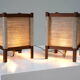 Set of two French table lamps