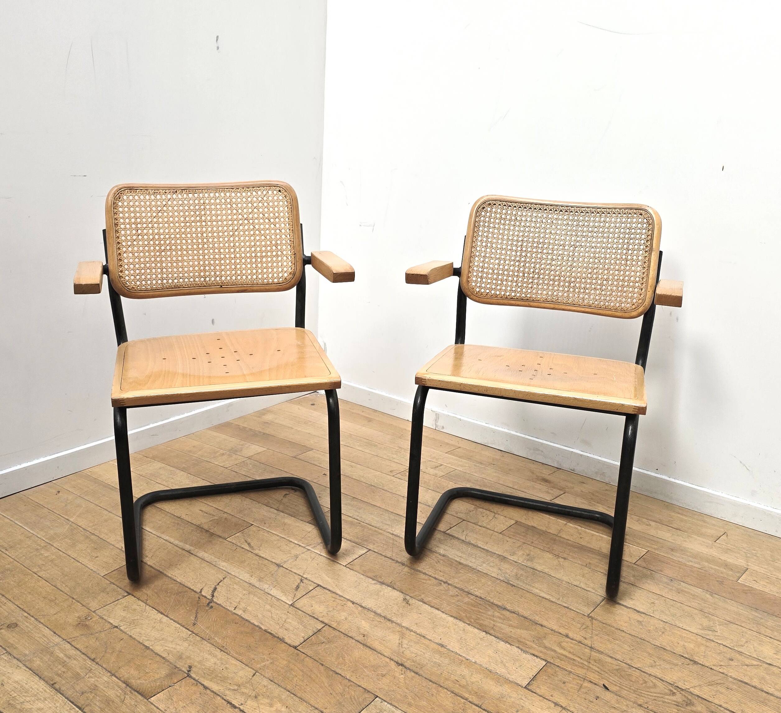 Pair of Cesca B32 chairs