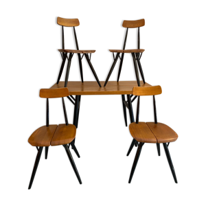 Ensemble table avec chaises « Pirkka »