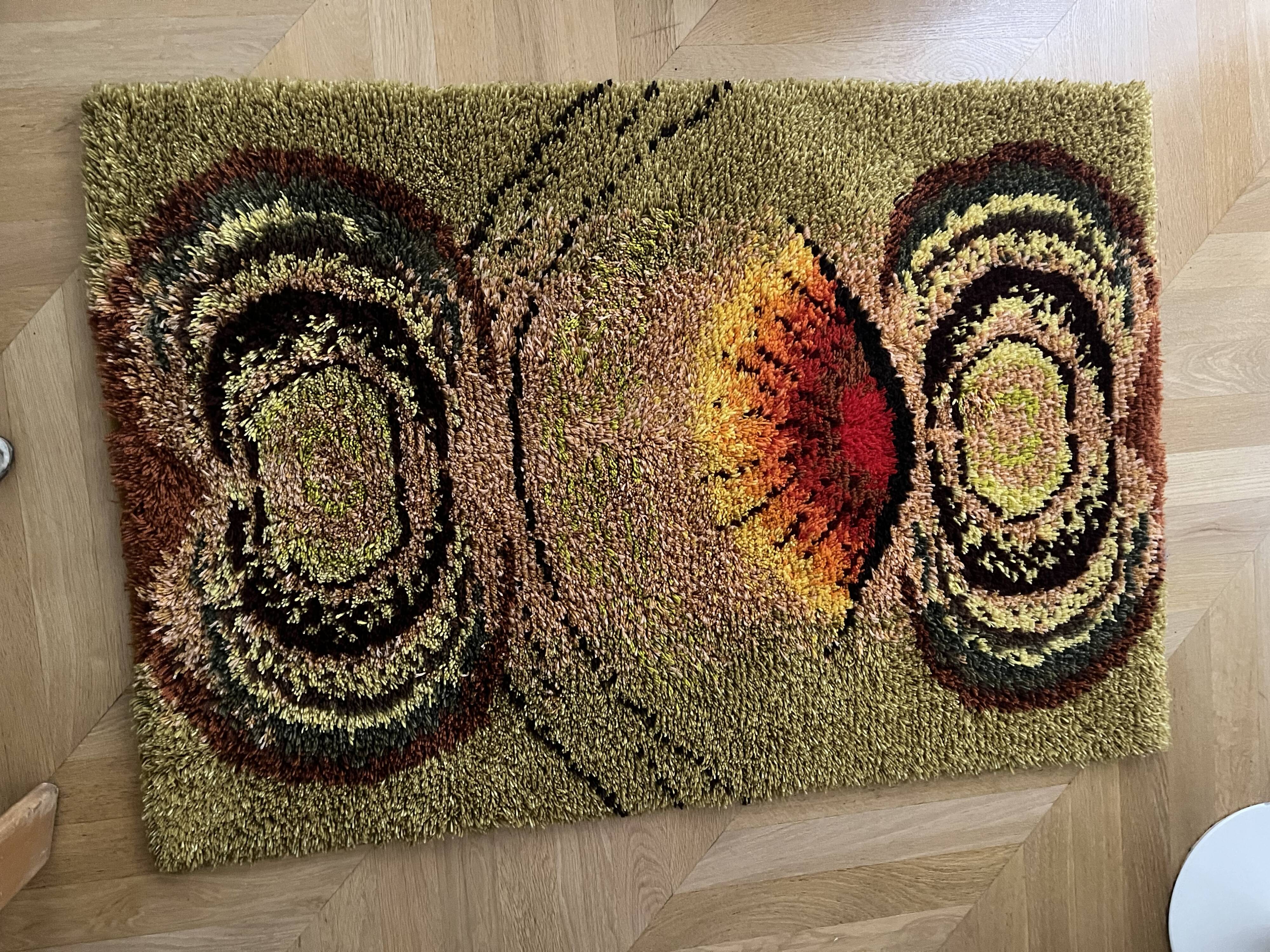 Vintage Scandinavian rug