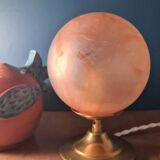 Lamp globe glass paste