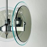 Vintage glass pendant lamp by Fontana Arte, 1970s.