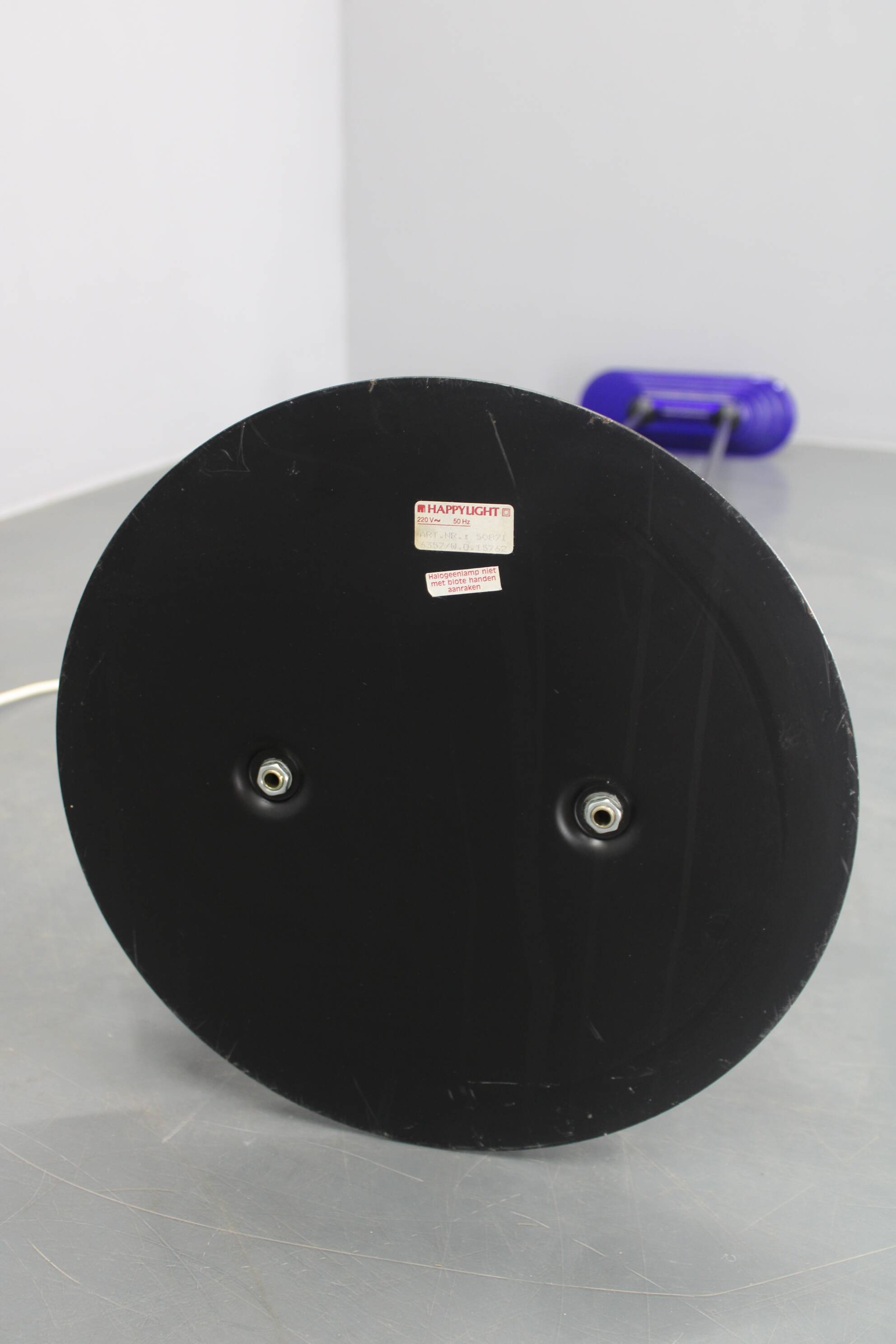 1970s Halogen Floor Lamp With Glass Shade , Europe