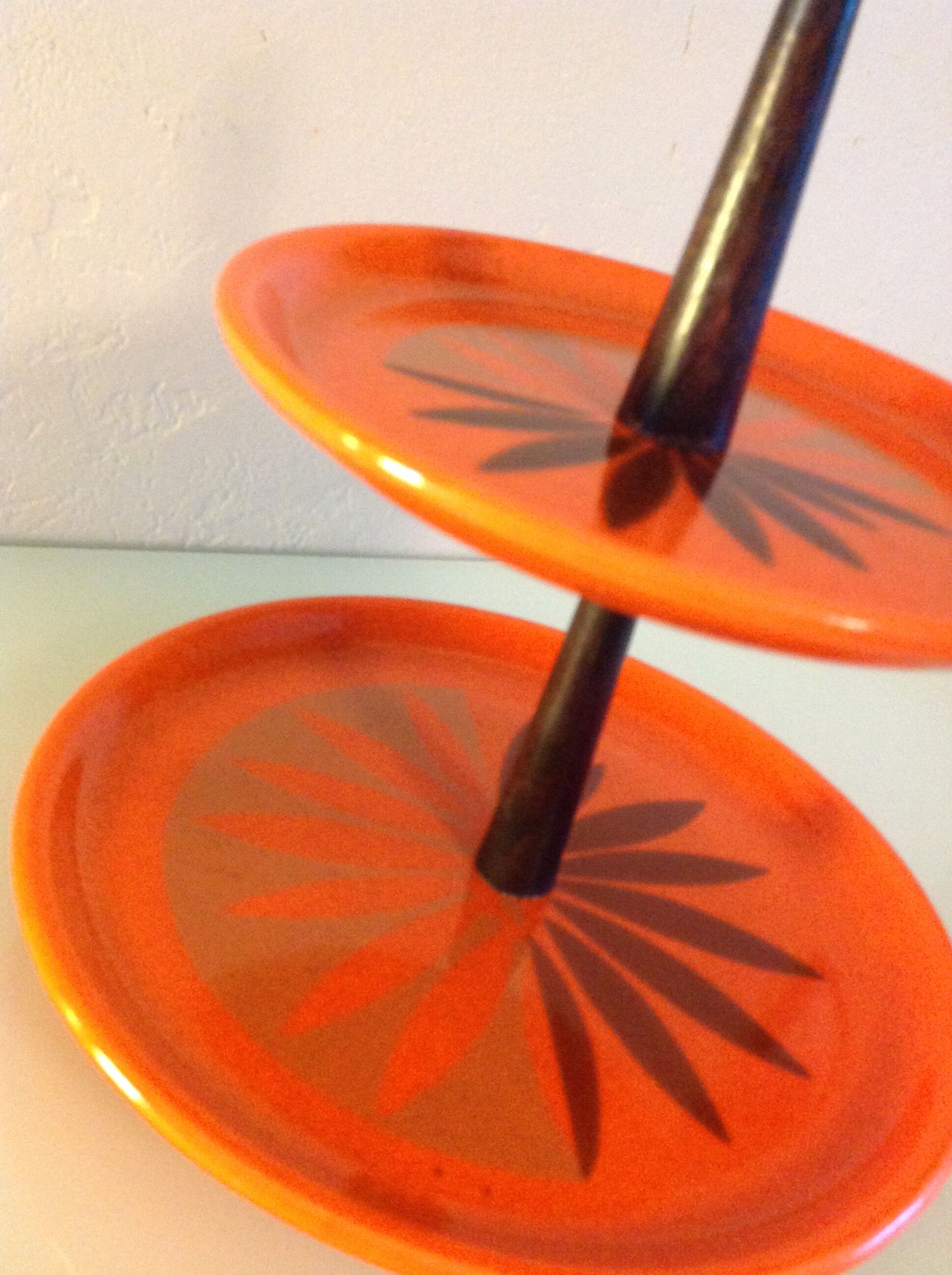 Servant of table vintage ceramic 60-70s
