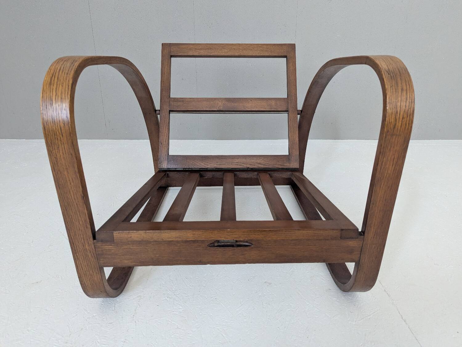 Adjustable H 70 Lounge Chair by Jindřich Halabala for UP Závody, 1930s