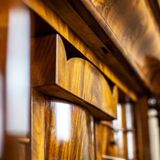 Antique Biedermeier Mahogany Secretary, 1850