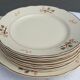 Set 8 plates and dish Villeroy & Boch Mettlach tulips 1940