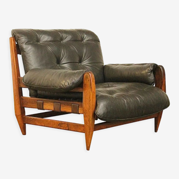 Jean Gillon rodeio lounge chair for Italma Wood Art