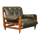 Fauteuil par Jean Gillon Rodeio pour Italma Wood Art