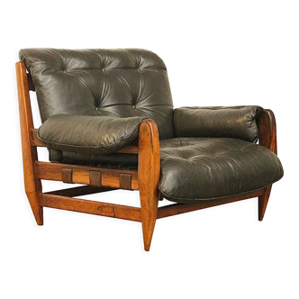 Jean Gillon rodeio lounge chair for Italma Wood Art