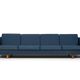 Hans J. Wegner GE-300/4 Sofa Getama Denmark 1960s