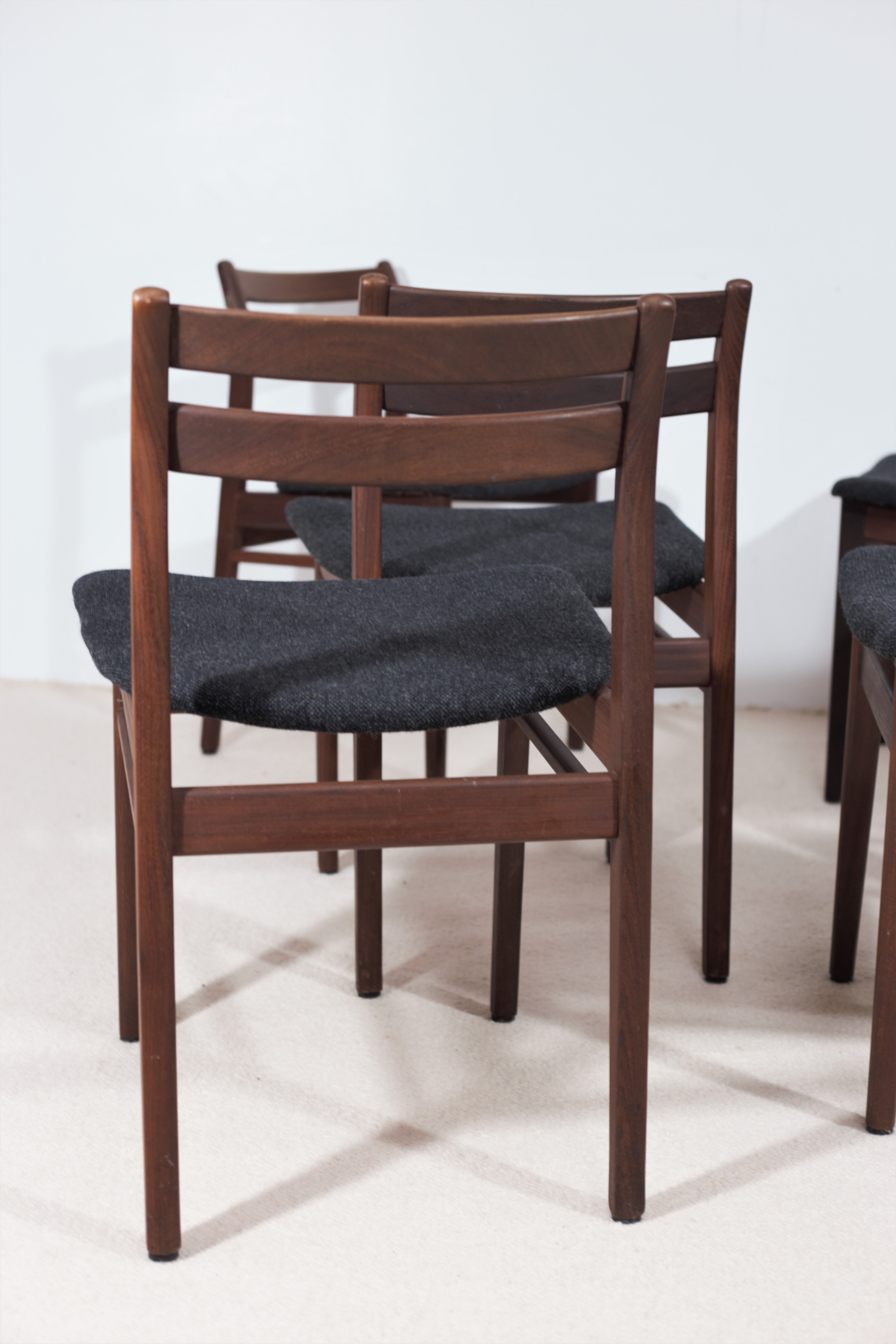Mid-century teak chairs