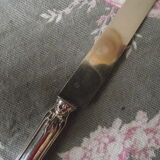 10 solid silver fruit knives at the end of 19th