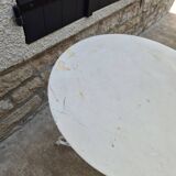 19th century wrought iron garden bistro pedestal table