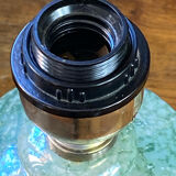 Marbled porcelain lamp base