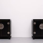 pair Chinese Black Night stands 1970s