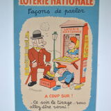Poster National Lottery 50s