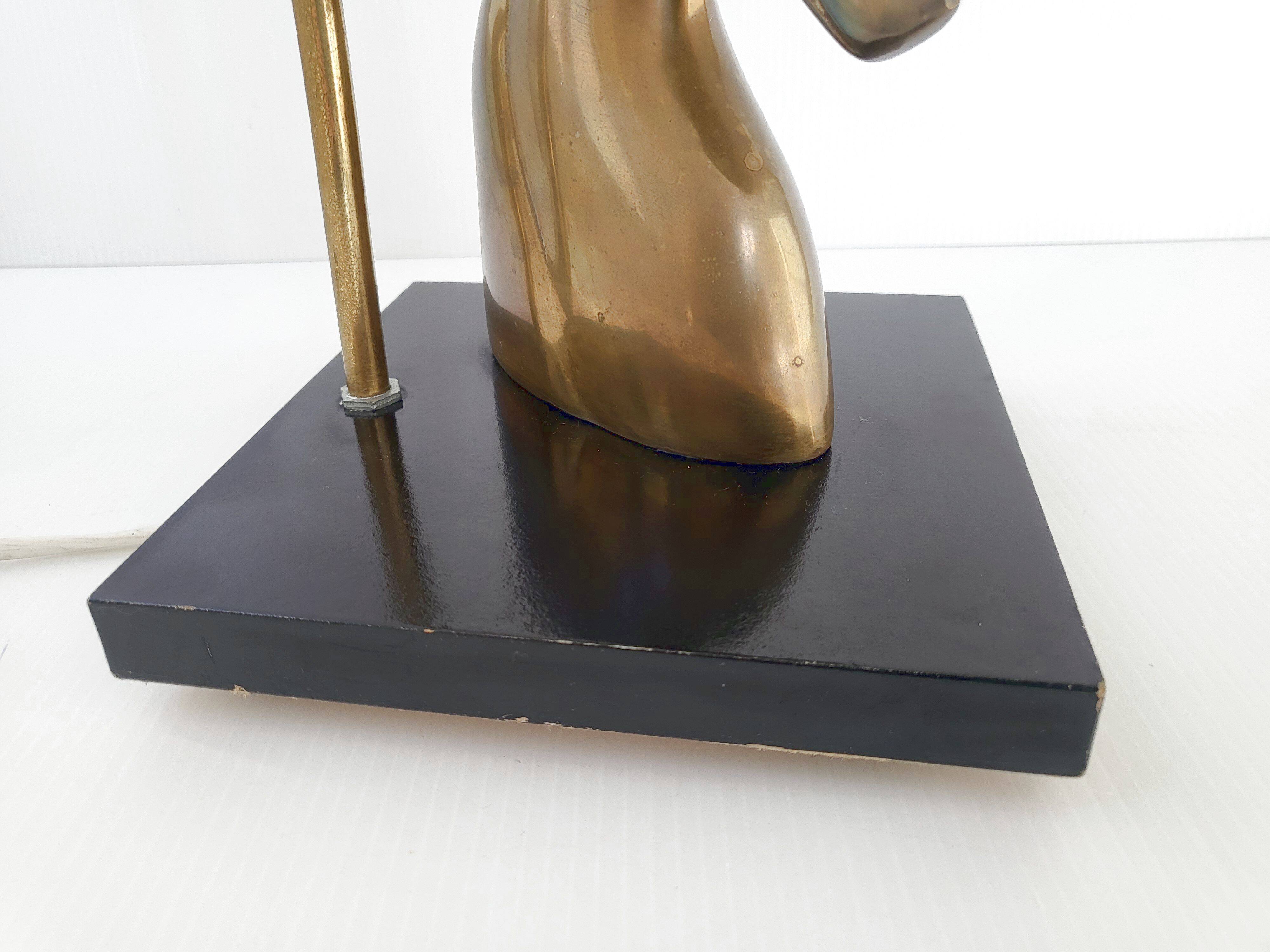 Vintage antelope lamp 1970