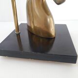 Vintage antelope lamp 1970