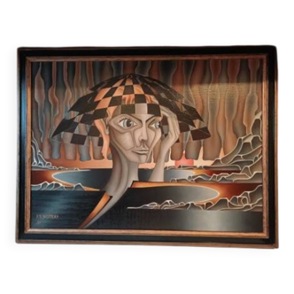 Oil on canvas, J.M. Sostras, 1979