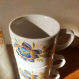 6 Monopoli mugs for tea or chocolate