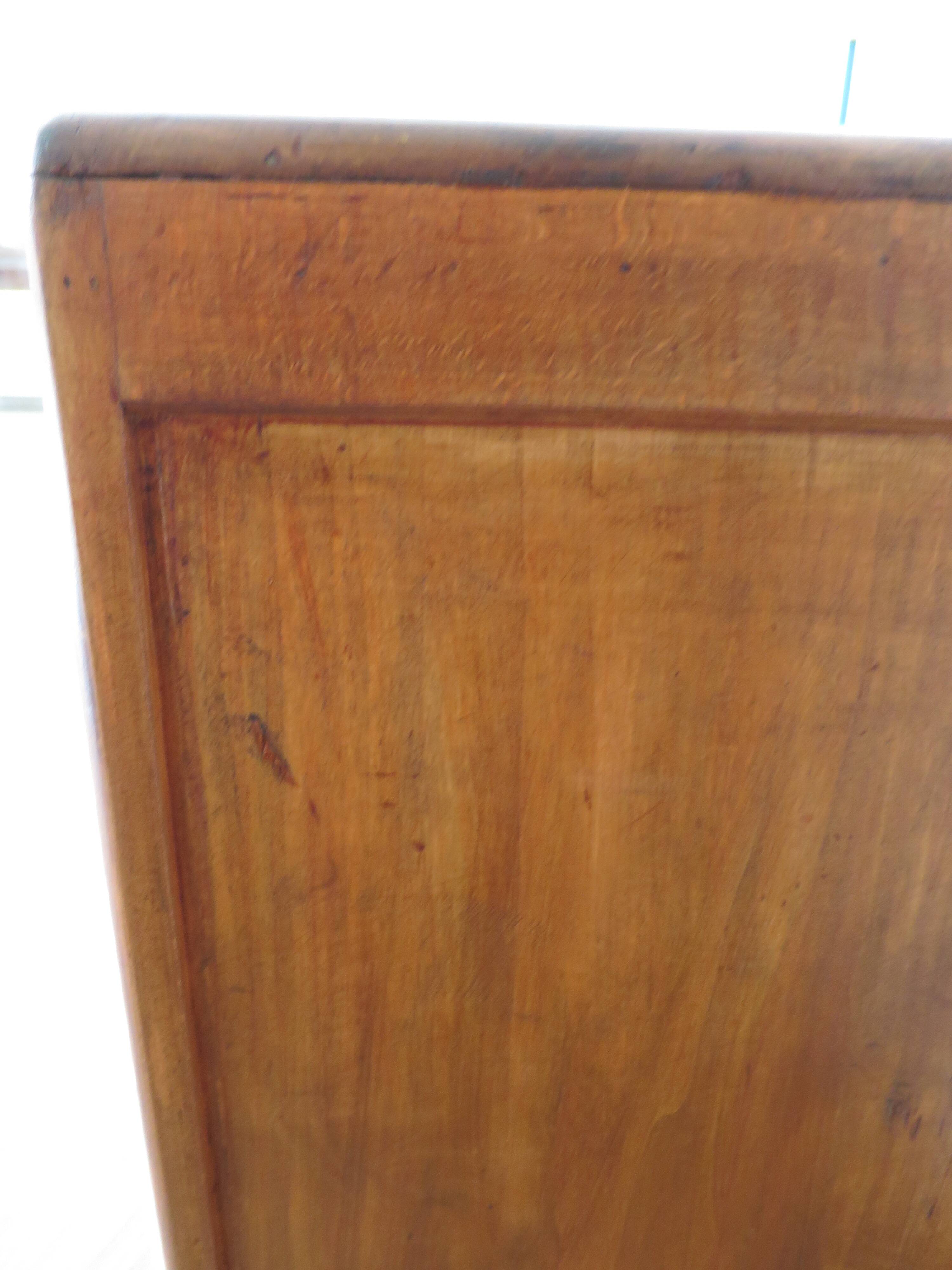 Art Deco chest of drawers in dark wood with 3 drawers, 1950s
