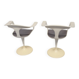 2 x Lusch chair / space age / 1970s