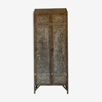 Casier vintage en acier 2 portes