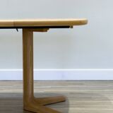 Danish Double Extending Oak Dining Table from Skovby, 1960s