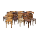 Set of 30 vintage bistro and restaurant chairs