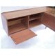 Bevelled vintage Scandinavian sideboard