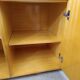 Vintage wooden rattan wicker buffet enfilade