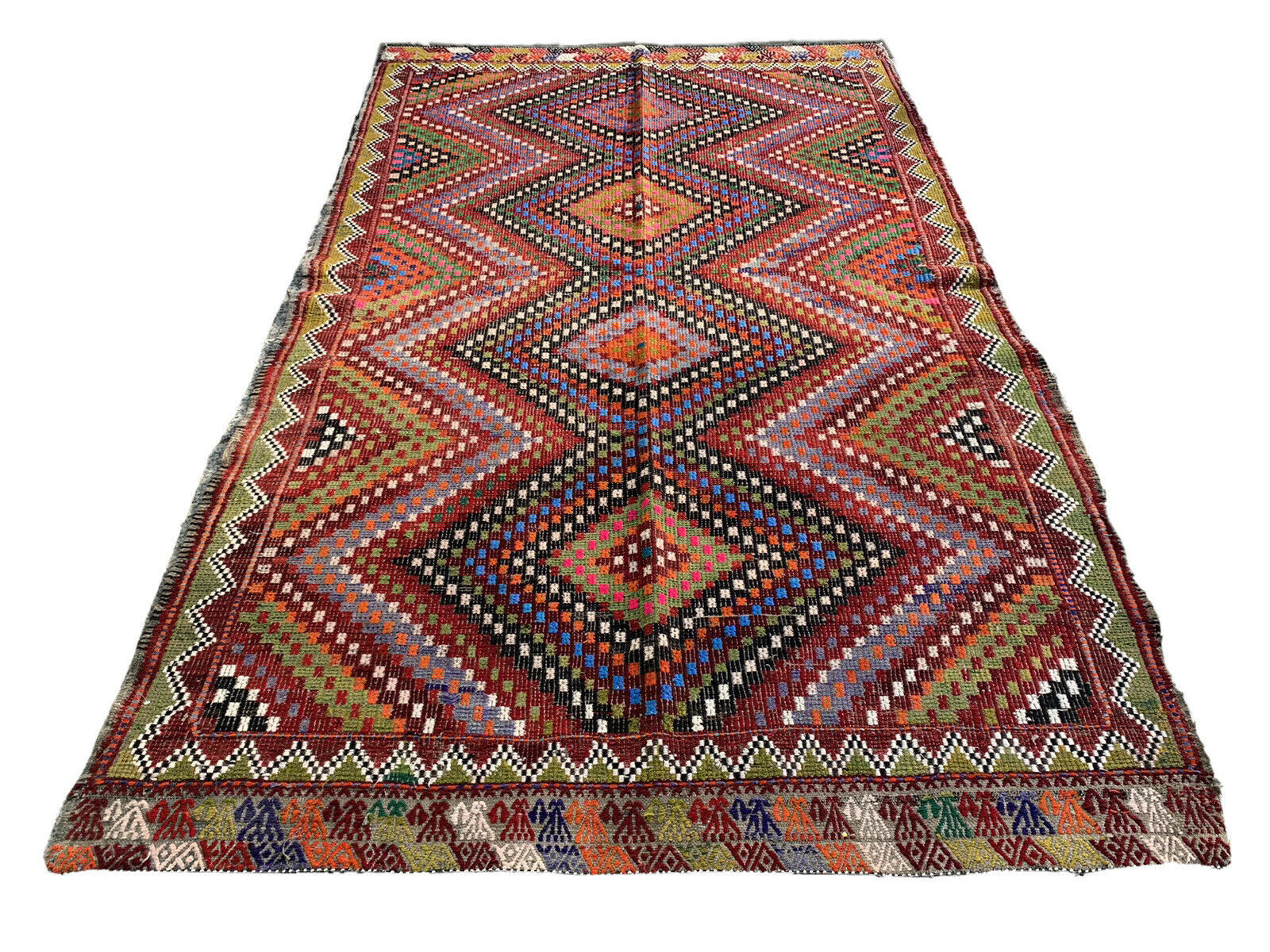 Traditional turkish kilim rug