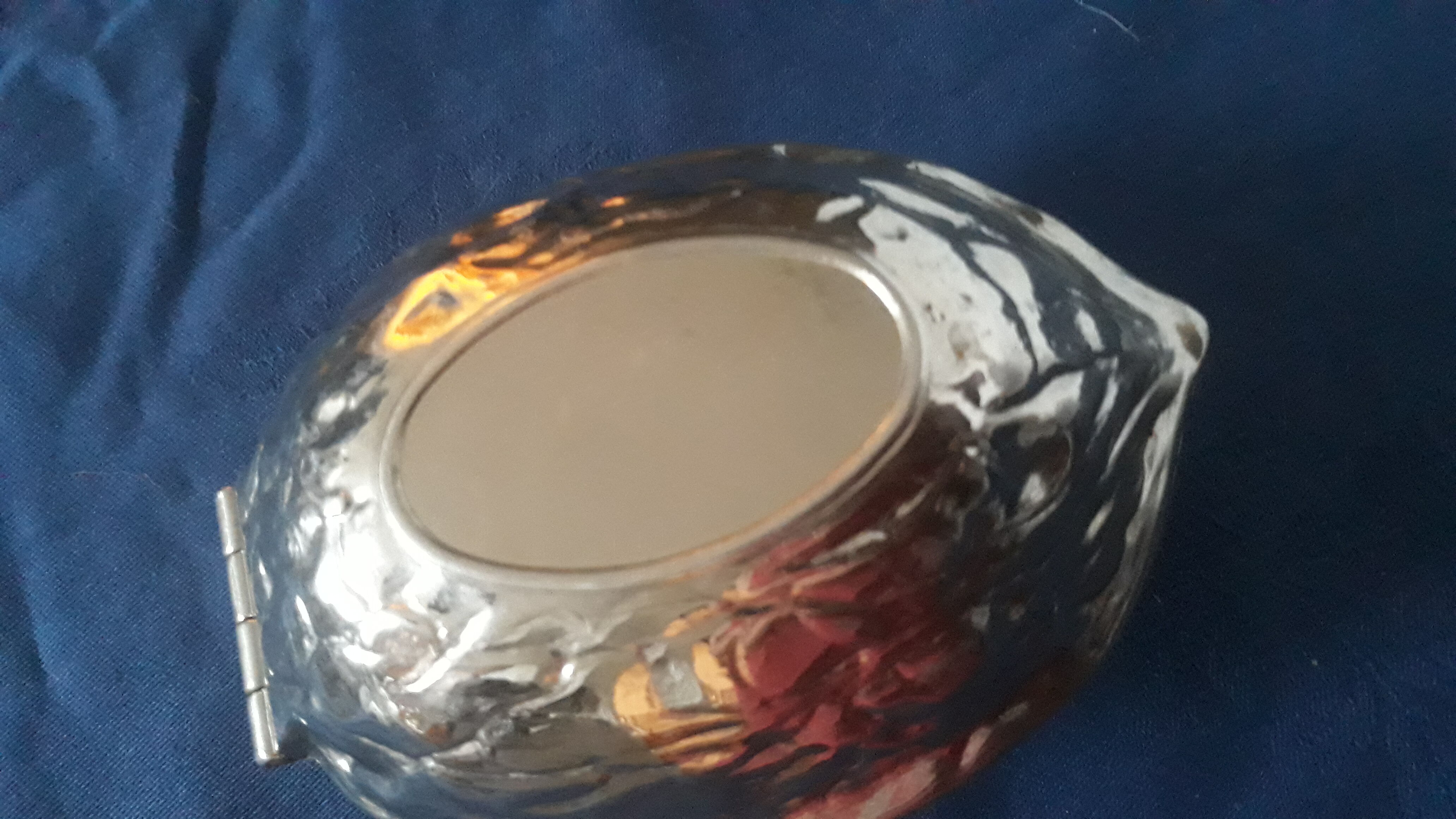 Vintage silver metal nut cracker